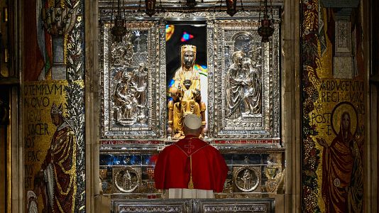 El papa encomienda a La Moreneta la "misi�n" de la Iglesia en un mundo que pide "justicia y paz"