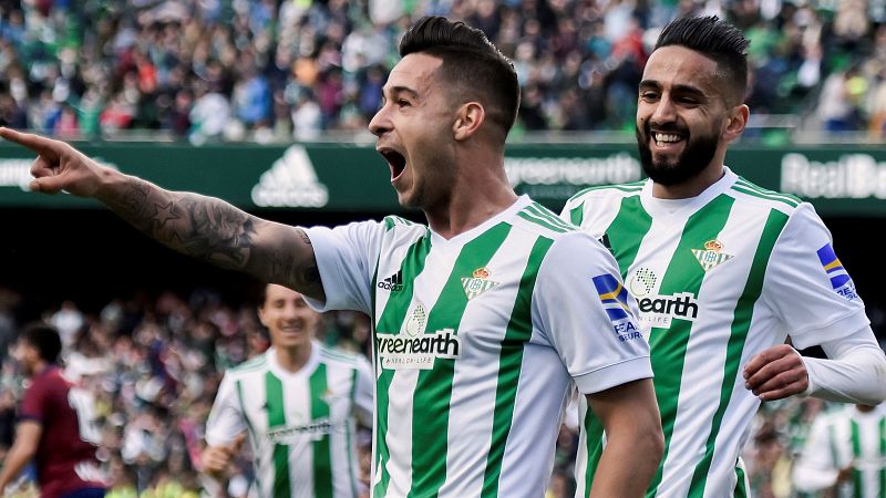 El Betis supera al Eibar y se encarama a la quinta posición