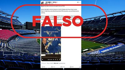 No lanzan billetes a Infantino en este v�deo: es el expresidente de la FIFA Joseph Blatter y la grabaci�n es de 2015