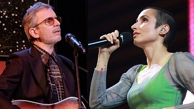 Zahara y Xoel López en el último especial de 'Mañana Más' desde el Teatro del Barrio