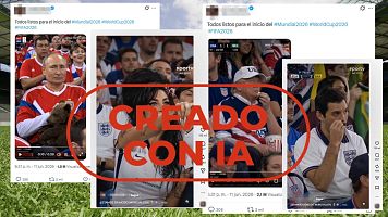 V�deos de famosos entre el p�blico del Mundial 2026 creados con IA