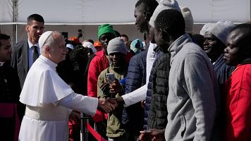 Le�n XIV en Canarias: "La dignidad humana no tiene pasaporte"
