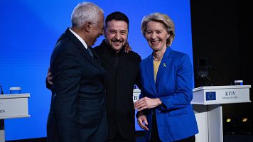 Costa y Von der Leyen confirman el inicio formal de conversaciones para la entrada de Ucrania en la UE