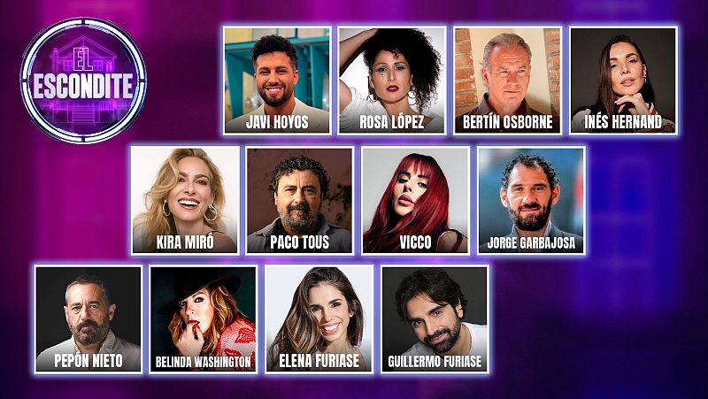 'El escondite' de RTVE ya tiene los primeros concursantes confirmados