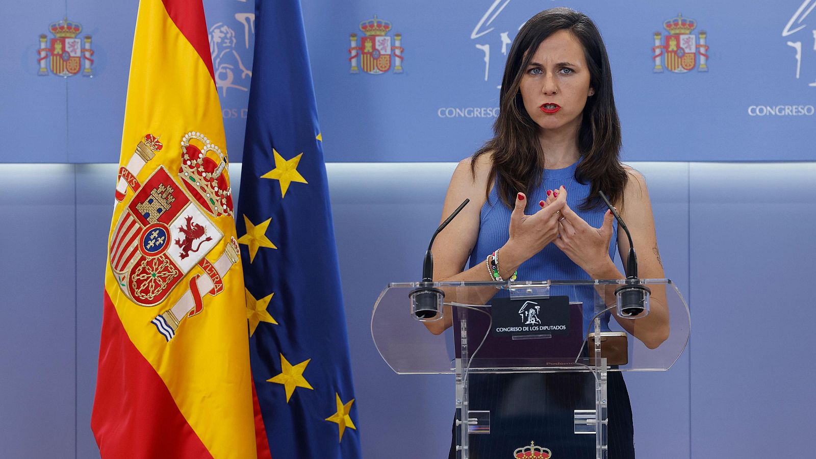 Belarra cree que el Ejecutivo "utilizó el bipartidismo" en vez de "combatir la guerra sucia judicial" - La hora de La 1 | Ver