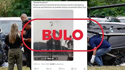 No es el accidente de helic�ptero en el que han muerto Oliver Tree y Gaspi, es Malasia en 2024