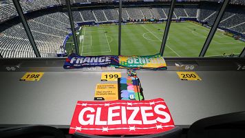 La silla vac�a de Christophe Gleizes en el Francia-Senegal