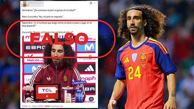 Marc Cucurella no ha dicho que preferir�a cortarse el pelo a jugar en el Real Madrid