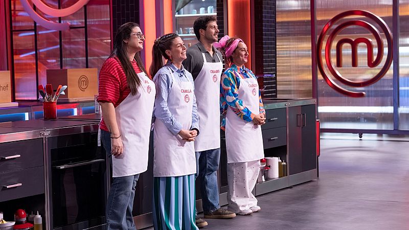 Los cuatro finalistas de 'MasterChef 14': Annie, Camilla, Chambo y Carlota