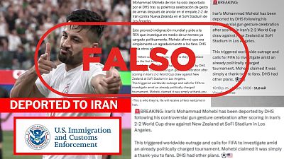 Mundial 2026: el futbolista iran� Mohammad Mohebi no ha sido deportado por la celebraci�n de su gol