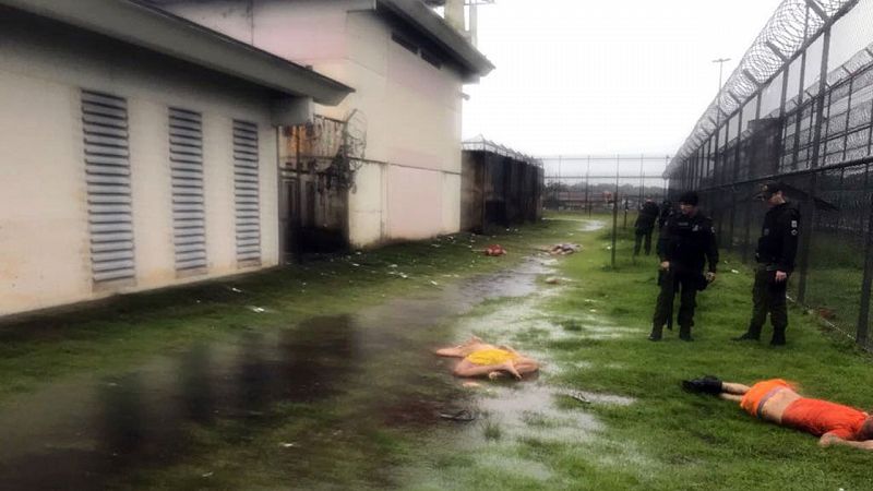 Al menos veinte muertos en un intento de fuga masivo en una cárcel de Brasil