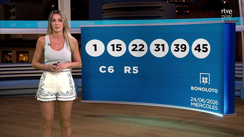 Sorteo de la BonoLoto del miércoles 24 de junio