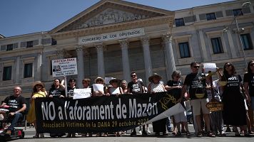 Asociaciones de víctimas de la dana piden ante el Congreso el fin del aforamiento de Mazón