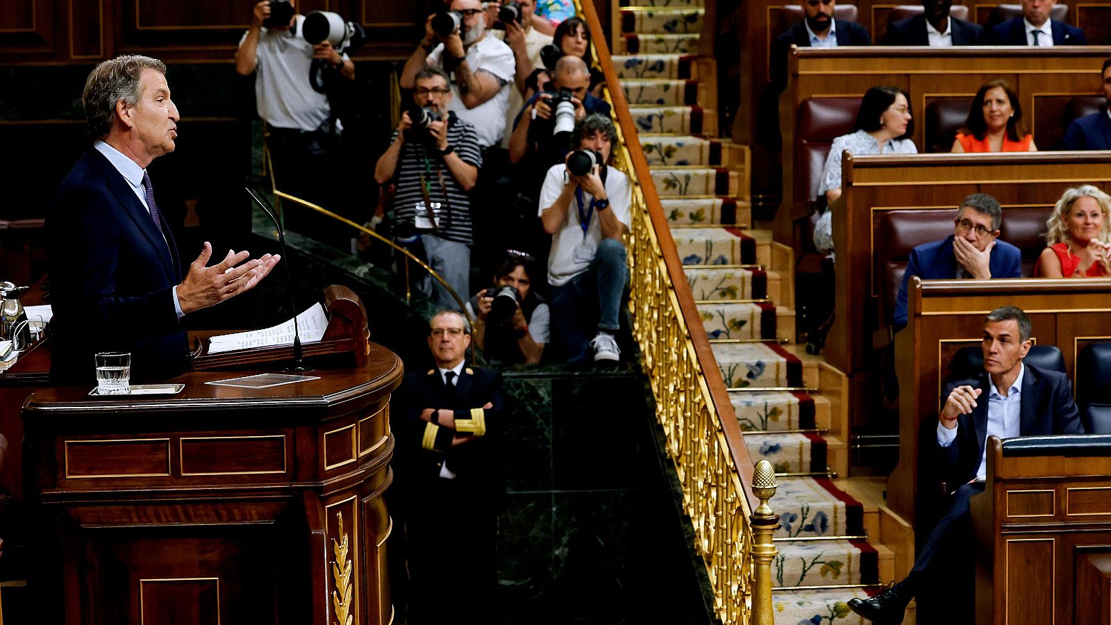 El discurso de Sánchez sobre corrupción y las críticas de socios y oposición, en cuatro minutos