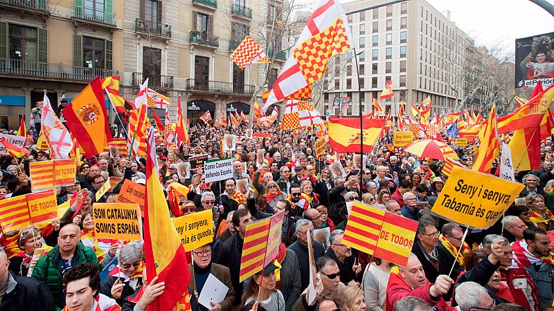 Tres detenidos por una agresión a partidarios de Tabarnia tras una manifestación en Barcelona