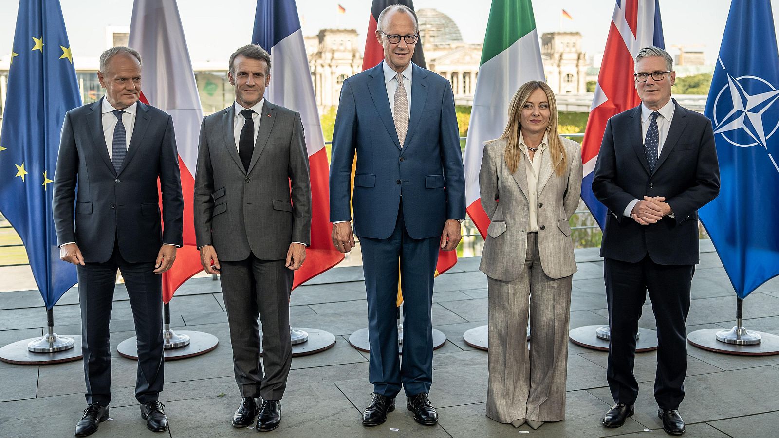 Los líderes europeos transmiten unidad y preparan la cumbre de la OTAN | Ver