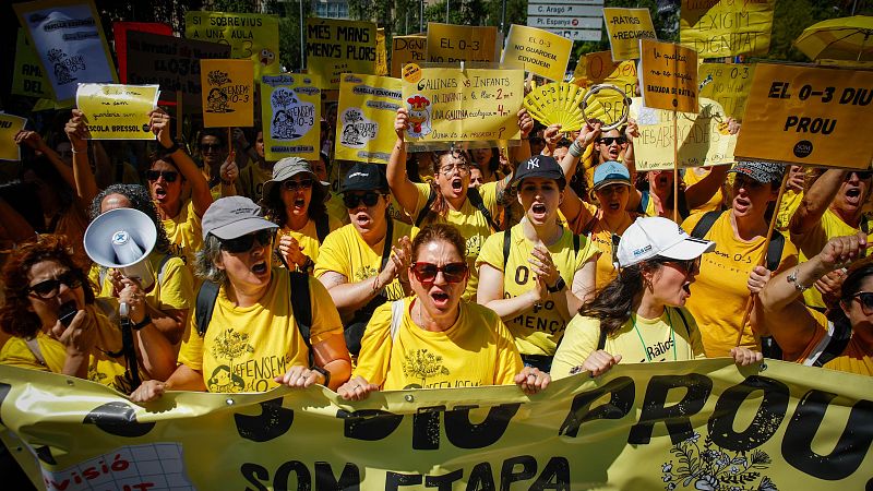 Los profesores de la Comunidad de Madrid anuncian que irán a la huelga indefinida el 14 de octubre