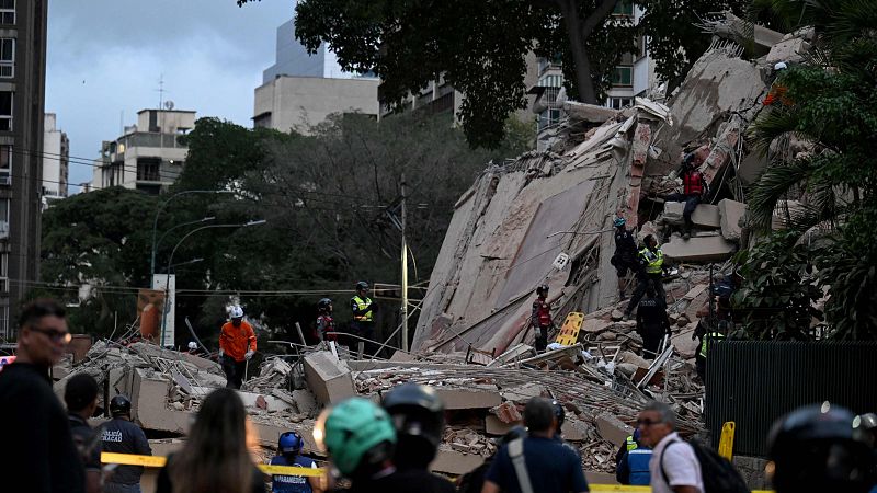 Un terremoto de magnitud 7,1 sacude el centro de Venezuela y causa el colapso de varias edificaciones en Caracas