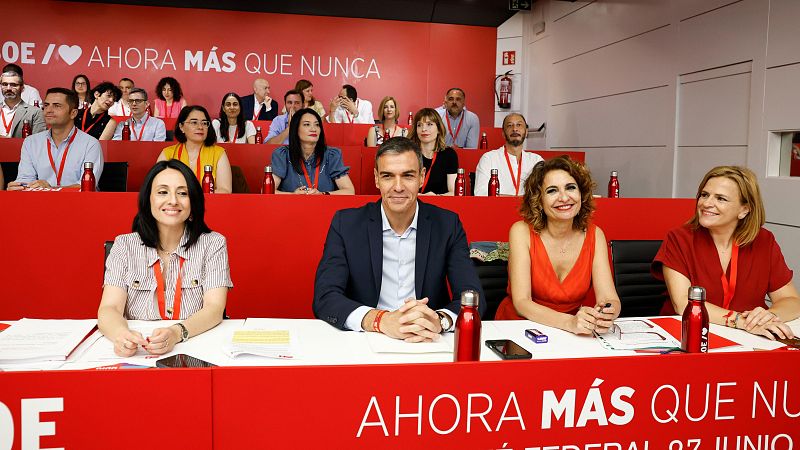 Sánchez entiende el "enfado" por la corrupción pero pide al PSOE "coraje" y "esperanza": "Miremos al futuro con ambición"