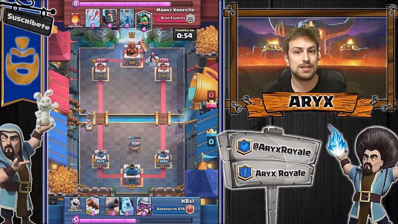 Aryx te invita a ver la final de RTVE Clash Royale en su regreso a YouTube