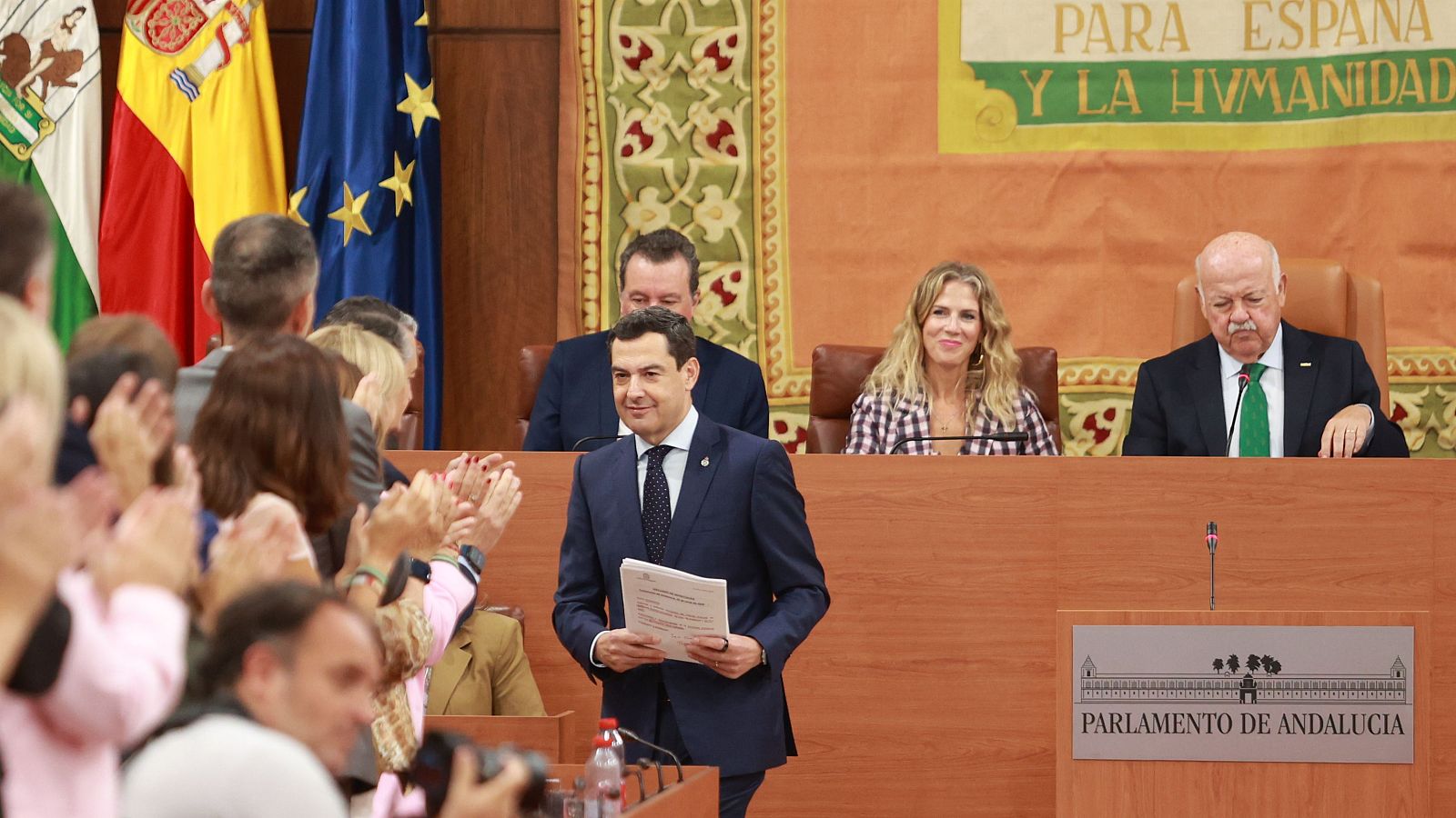 Moreno se enfrenta a su sesión de investidura en Andalucía | Ver