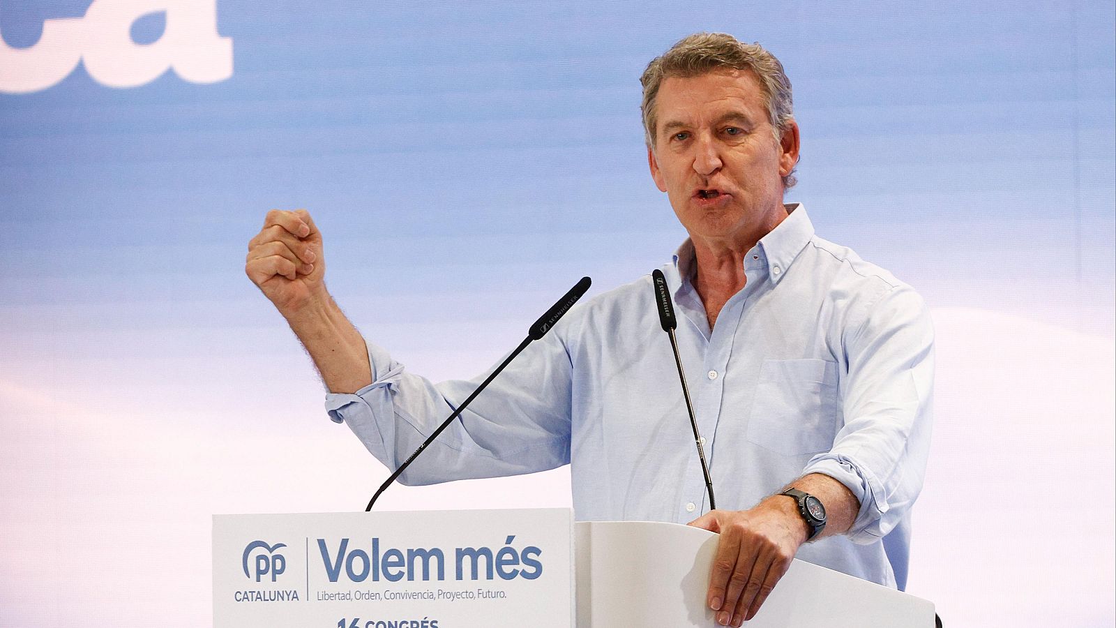 Feijóo acusa a Sánchez de "fabricar votantes" con la Ley de Nietos - Canal 24h | Ver vídeo