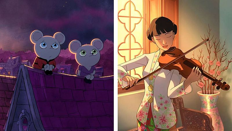 'La violinista' y 'Decorado', participadas por RTVE, triunfan en el festival de animación de Annecy