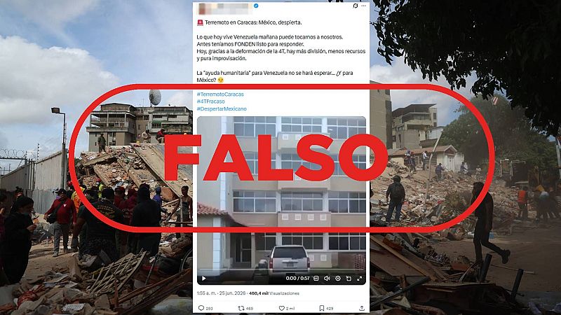 No son edificios moviéndose por los recientes terremotos en Caracas, son imágenes de 2018