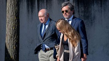 El exministro de Interior, Jorge Fern�ndez D�az a su llegada a la Audiencia Nacional