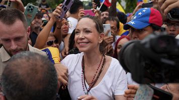 Machado acusa a Delcy Rodr�guez de impedirle entrar en Venezuela