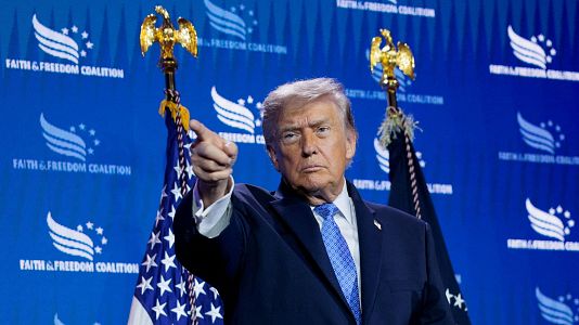 Trump anuncia que el Partido Republicano celebrar� la convenci�n nacional por primera vez a medio mandato
