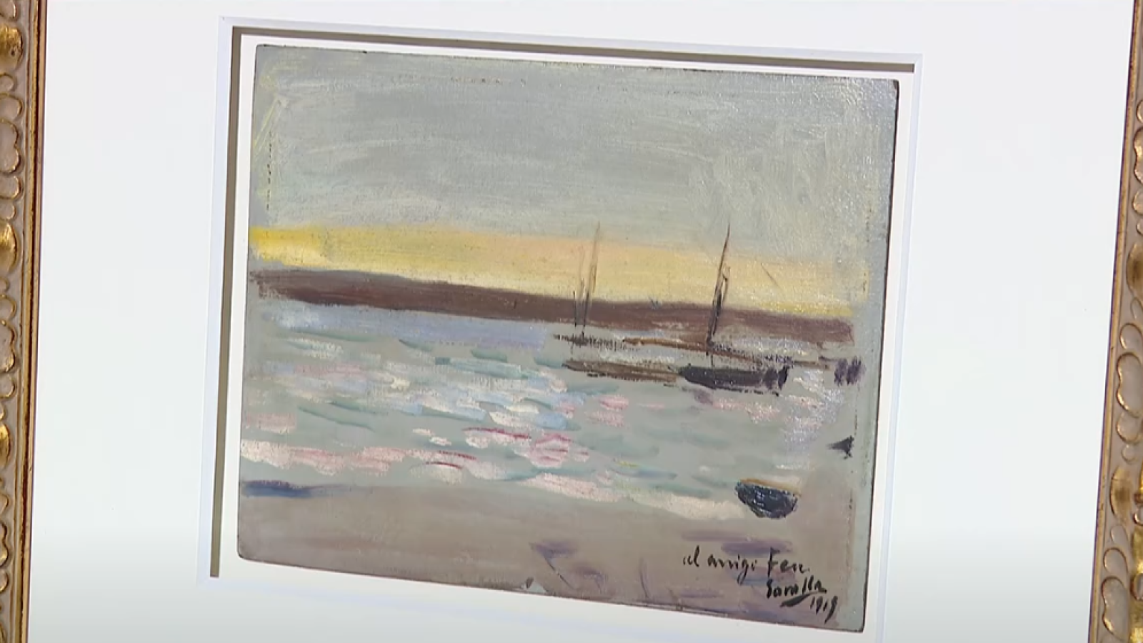 El murciano que encontró el cuadro de Sorolla: "Cogí el cuadro porque me gustó el marco" - El mundo en 24 horas | Ver
