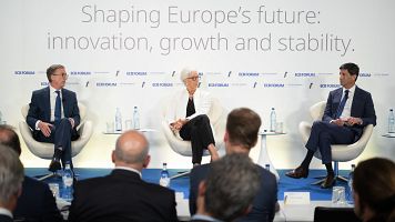 Christine Lagarde y Kevin Warsh
