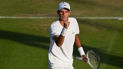 Rafa J�dar remonta a Pablo Carre�o y alcanza la tercera ronda en Wimbledon