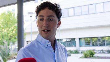Francisco Nicol�s G�mez Iglesias, conocido como ?El Peque�o Nicol�s?, a su llegada al Juzgado de lo Penal N�mero 14, a 29 de mayo de 2024