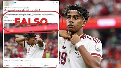 Mundial 2026: Lamine Yamal no llevaba un colgante con una cruz en el partido ante Portugal