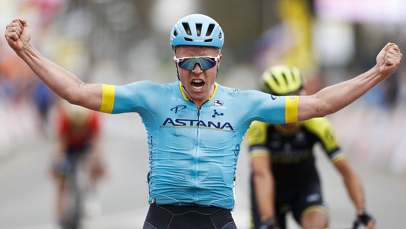 El danés Valgren sorprende a Sagan y Valverde y se impone en la Amstel Gold Race