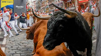 Cuarto encierro de San Ferm�n 2026: las mejores im�genes