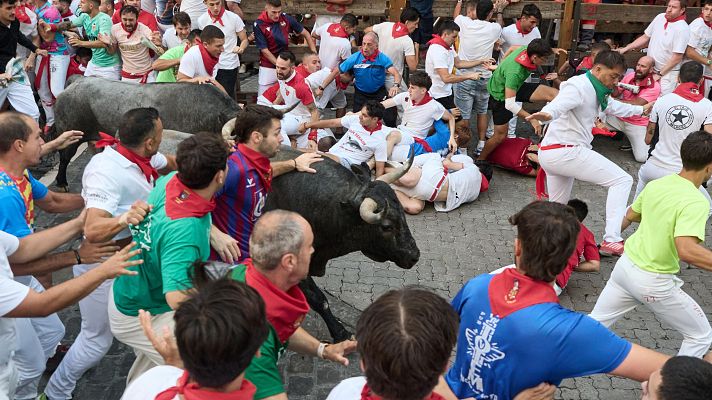 Las fotos m�s impactantes del quinto encierro de San Ferm�n