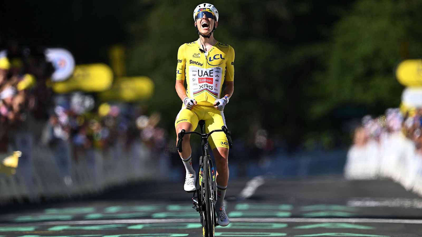 Tadej Pogacar gana la etapa 10 del Tour 2026 | Ver