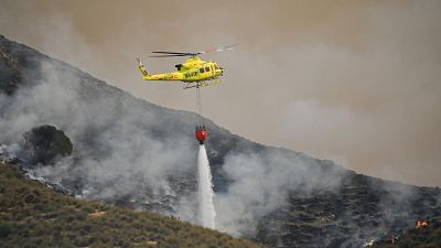 RTVE realiza un amplio despliegue informativo para ofrecer la �ltima hora del incendio de Los Gallardos