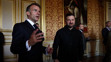 Macron re�ne a la Coalici�n de los Voluntarios para reforzar el apoyo militar a Ucrania
