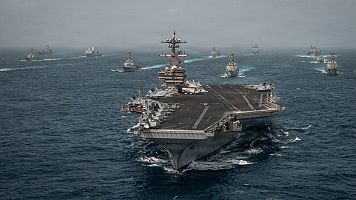 EE.UU. reimpone el bloqueo naval a Ir�n y Trump asegura que los ataques "continuar�n hasta que diga ya basta"