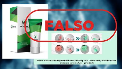 Este producto no sana las articulaciones ni elimina el dolor "desde la primera aplicaci�n", es falso