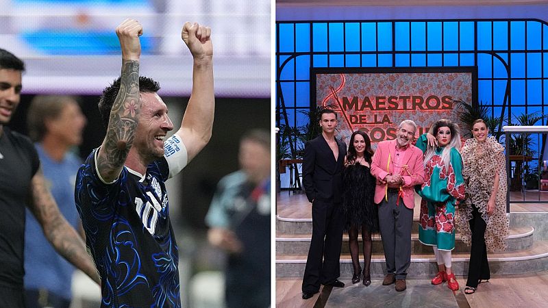 La 1 (26,5%) despunta un día más con la semifinal del Mundial Inglaterra-Argentina y el récord de 'Maestros de la Costura'