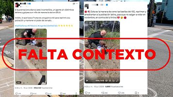 Este v�deo en el que un agente golpea a un joven en EE.UU. no es actual, se grab� en 2020