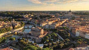 Vista a�rea de Roma