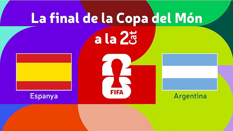 Una tarda de Mundial a La 2Cat: tot preparat per a la final Espanya-Argentina