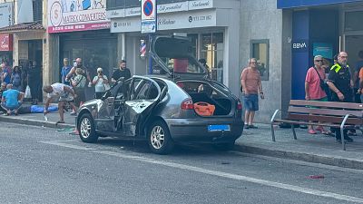 5 ferits a Lleida per una explosió en un cotxe