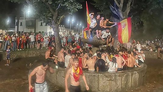 Muere un menor en la celebraci�n de la victoria de Espa�a en Ciudad Rodrigo, Salamanca